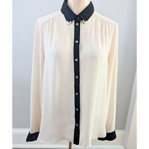 Forever 21 Button Up Collared Western Shirt
